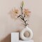 12-Pack Pink & White Tiger Lily Stems with 2 Silk Flowers - Lifelike Floral Accents for Home Décor & Arrangements - Elegant Touch, Floral Home by Artificial Flowers
